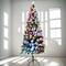 4ft Fiber Optic Christmas Tree with 120 LED Lights and Metal Stand